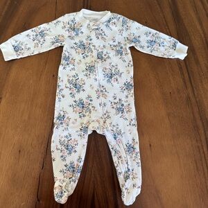Little Planet by Carter’s Floral Baby Girl Footed One Piece Organic Cotton 9M
